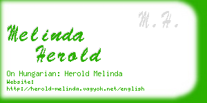 melinda herold business card